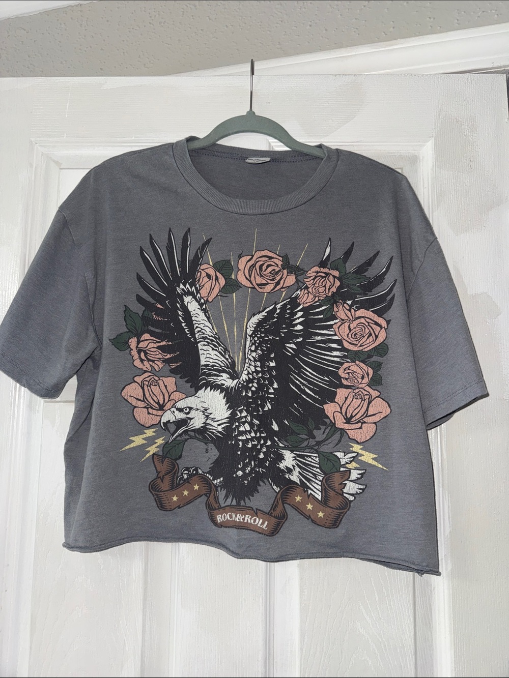 No Boundaries Gray Crewneck Tee